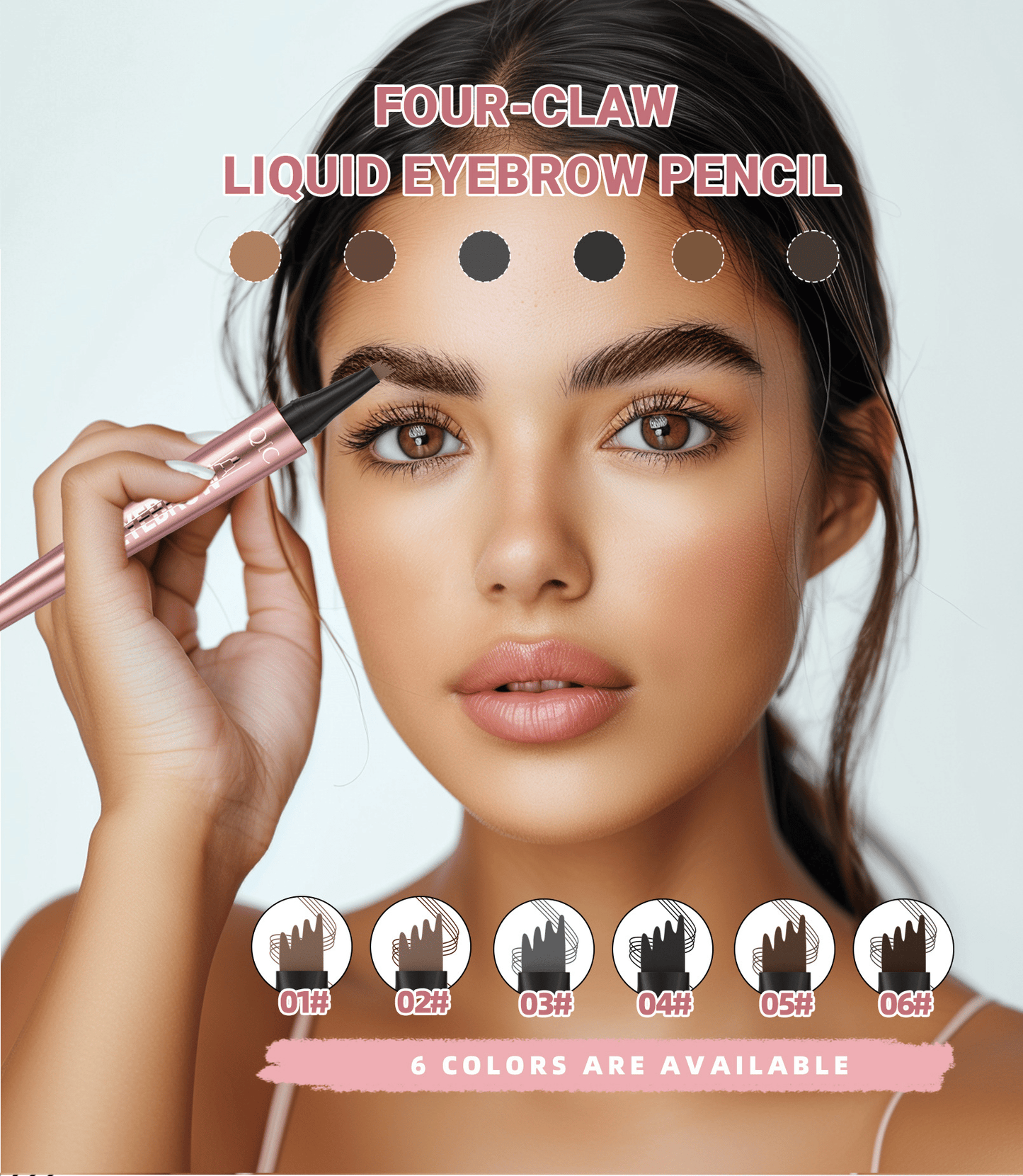 🎁Buy 1 Get 1 Free✨Waterproof Micro-Fork Eyebrow Pencil, Long-Lasting Brow Pen for Natural Hair-Like Strokes