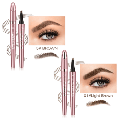 🎁Buy 1 Get 1 Free✨Waterproof Micro-Fork Eyebrow Pencil, Long-Lasting Brow Pen for Natural Hair-Like Strokes